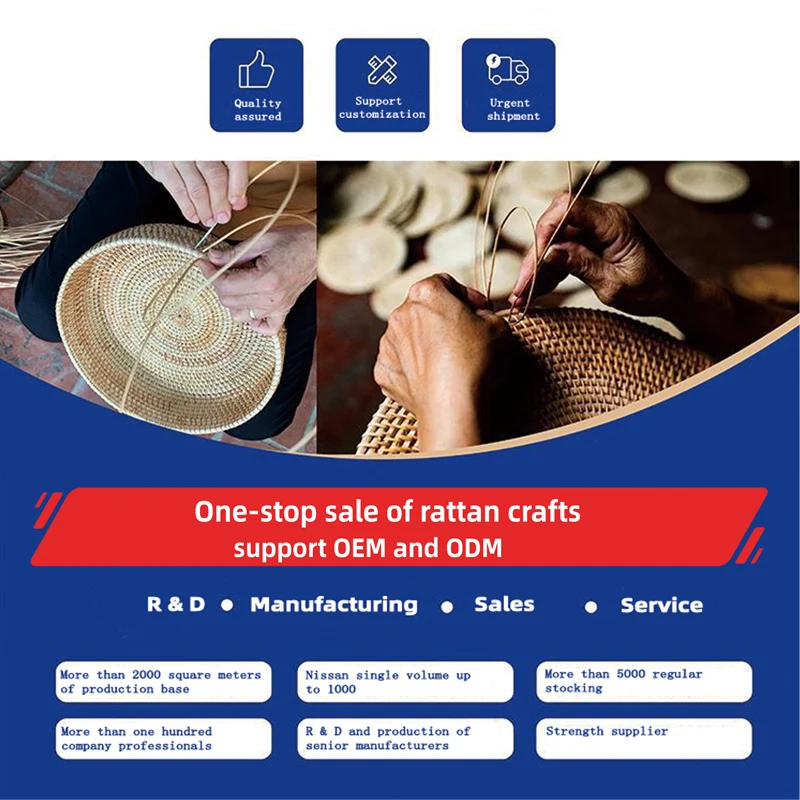 Новая продажа Прямая с завода индивидуальная пластиковая корзина из ротанга плетеная вручную для сбора Овальная переноски крышкой