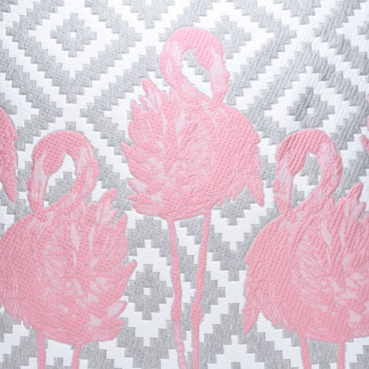 2025 высококачественный 420 г розовый трикотажный матрас жаккард для постельных принадлежностей