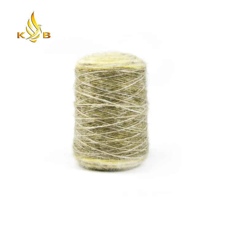 Kingeagle colorful fancy yarn brush yarn blended air yarn 3.3NM for knitting