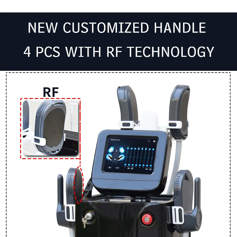 Body Shaping Professional stimulator 2023 newest Rf 5 Handle Ems Sculpting Machine 15 Tesla
