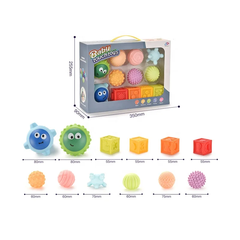 Детские мягкие силиконовые текстурированные Массажные Мячи