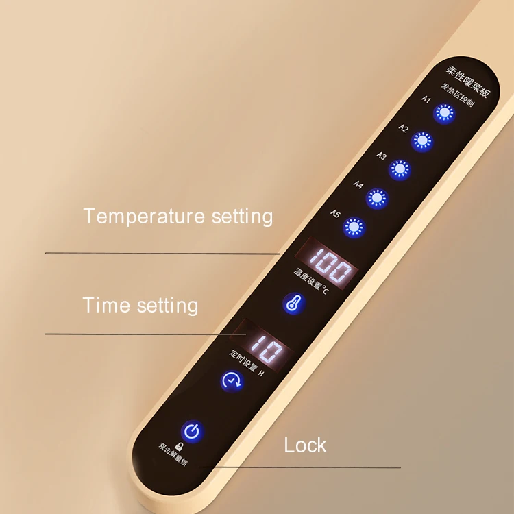Hot Plate for warming dish tabletop flexible multi-functional food insulation board
