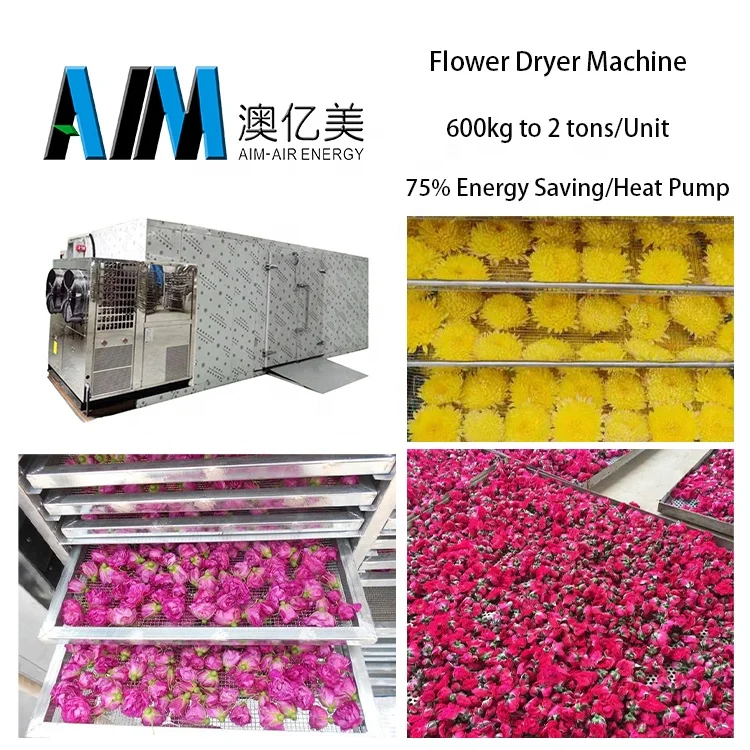 AIM Drying Equipment Hot Air Source Heat Pump Dryer Machine For Konjac Fruit Yellow Pear Wood Vegetable Meat Fish