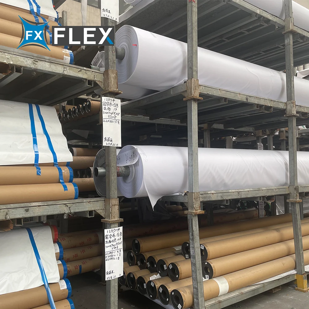 FLFX ODM/OEM 5.1M Poster Material Banner Backlit Frontlit PVC Flex Banner Roll