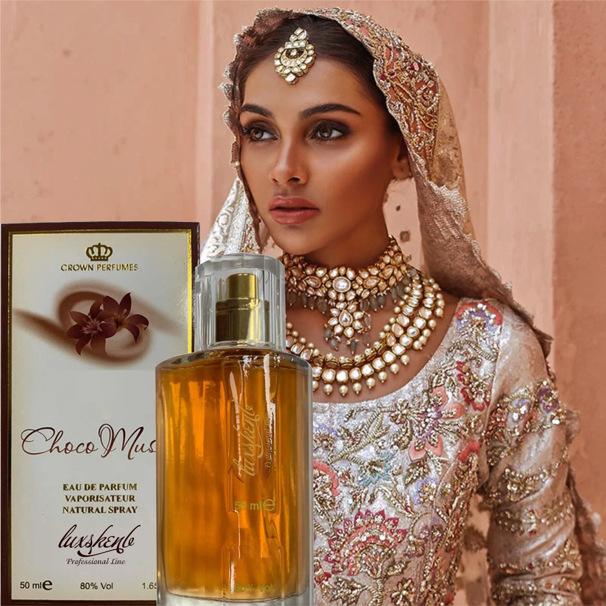 Dubai Perfumes Supplier de al por mayor Women Choco Musk Perfume 50ml Custom Your Logo