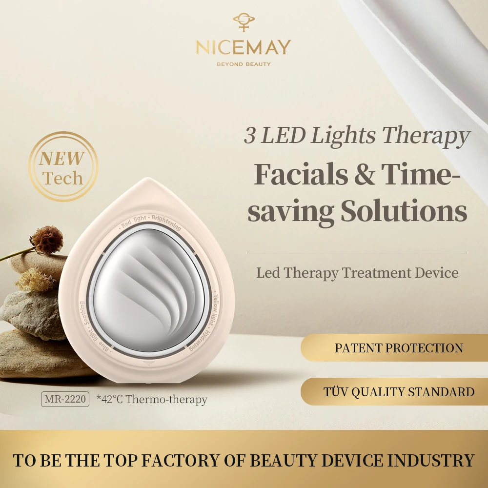 Photon Therapy Mini 3-color LED IPX7 Promote Essence Introduction tool Mask Treatment Device