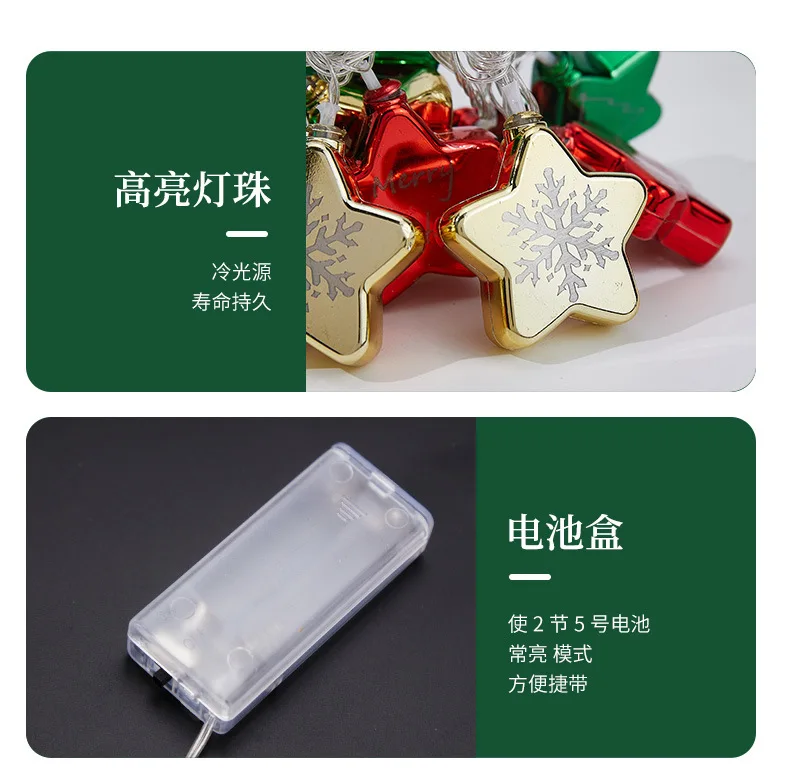 Christmas Decorations Lights Festival Shop Showcases Hanging Decorations Scene Christmas Tree Accessories Creative Pendants