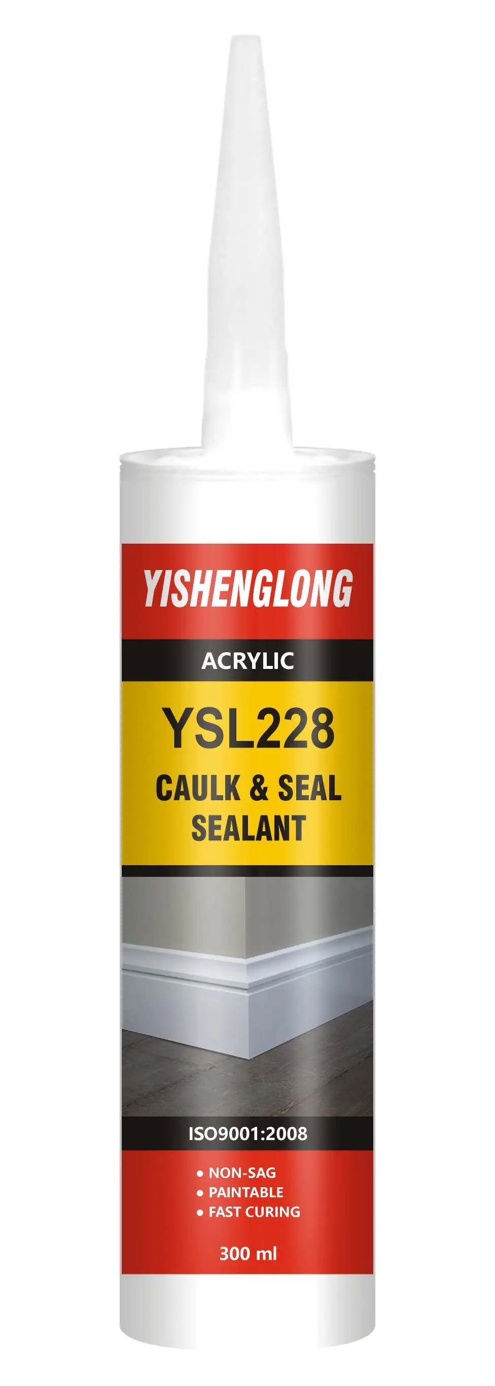 YSL-228 600ml general purpose roof and gutter sausage packing acrylic sealant