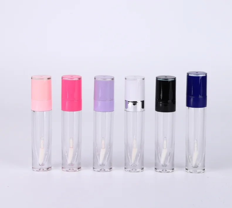 Quality Cosmetic Empty Lip Tube 6ml pink Lip Gloss Tubes Customized