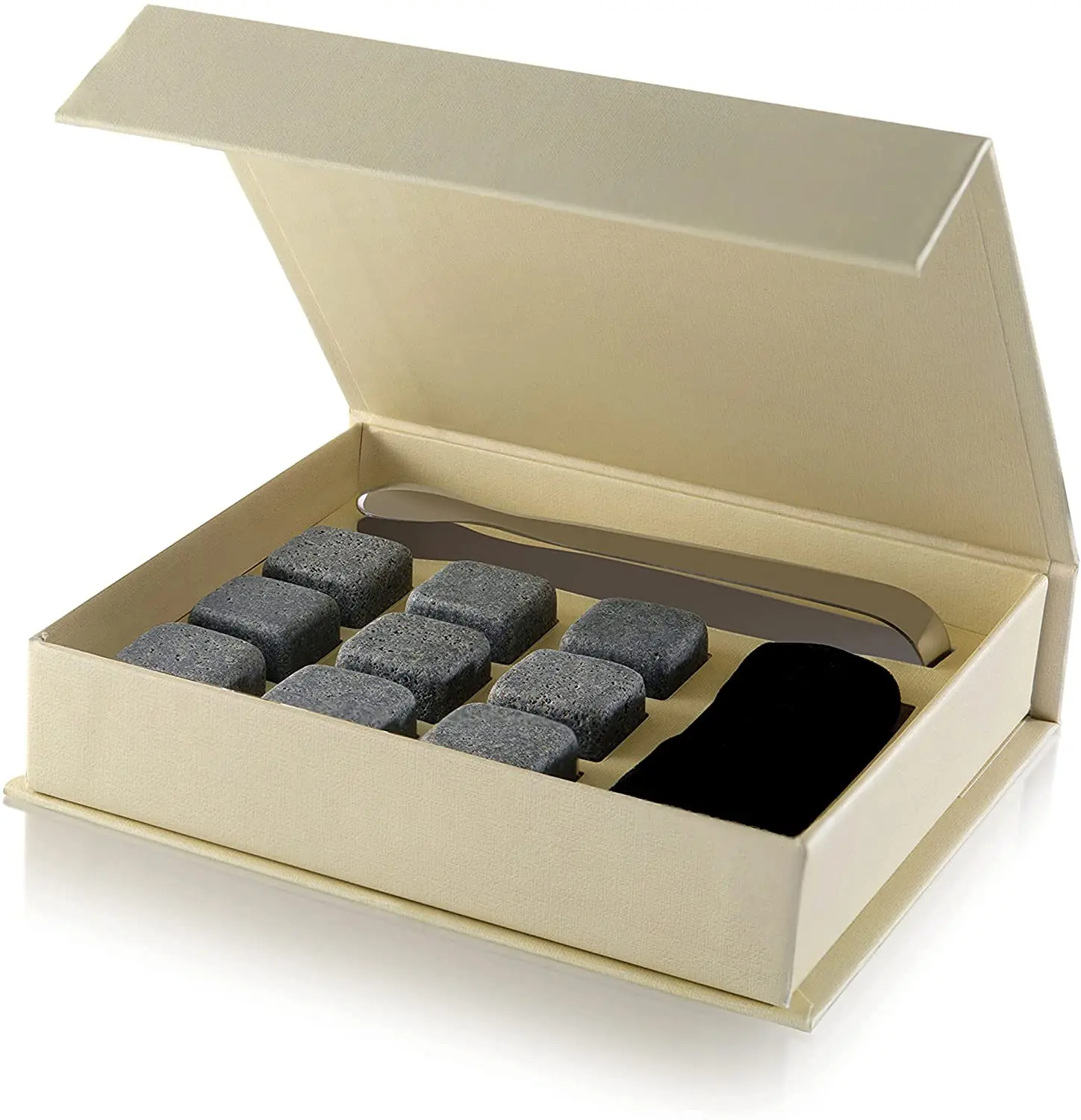 Reusable Beverage Chilling Stones Whiskey Stones Ice Cube with Box