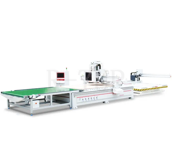 KS-K8+9V 9kw spindle cnc wood router Automatic labeling device wood cnc machine price