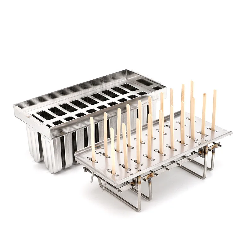 Wholesale stainless steel ice cream mold stick ice popsicle mold DIY ice cream mold