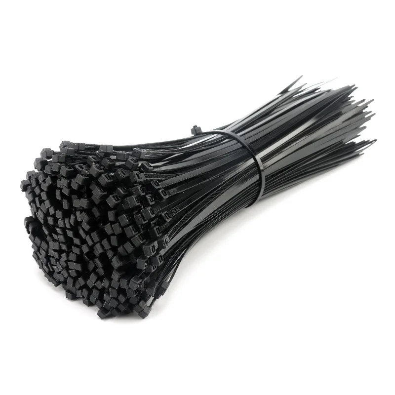 Industrial strength, UV resistant Nylon 6/6 Black Multi-Purpose Zip Tie