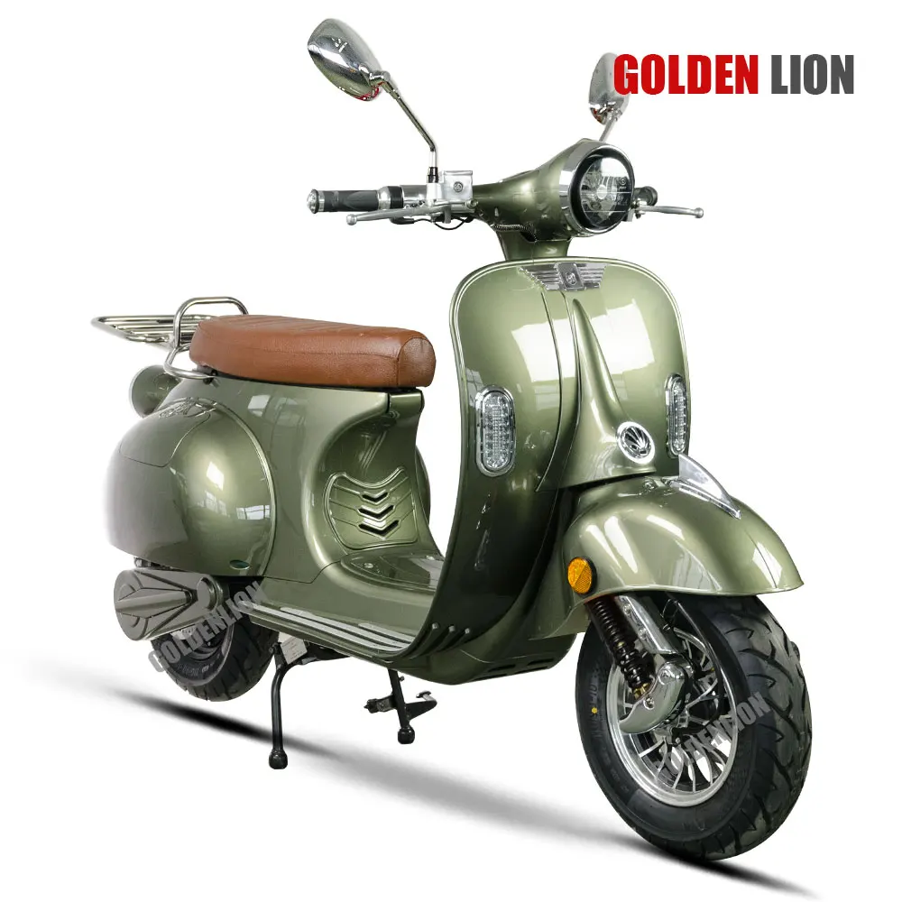 Goldenlion Europe EV3000 EEC COC  electric scooter 3000W 60V  lithium battery scooter with rear box