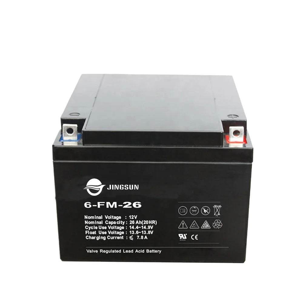 The Jingsun factory direct supply best lead-acid battery 12V26AH