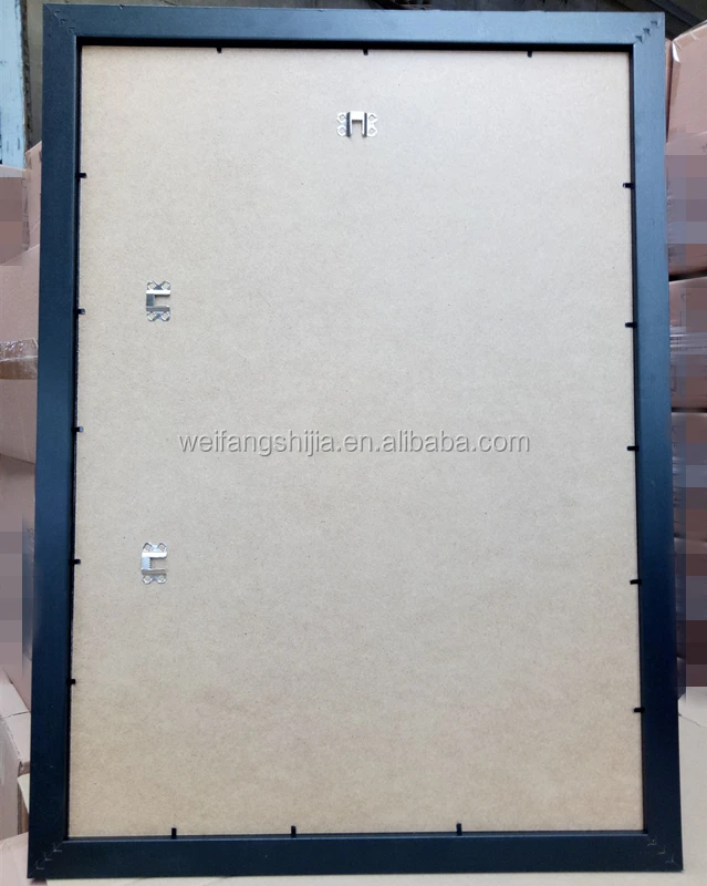 Wholesale Nodic Design Black White Oak Double Matted MDF Wooden Picture Photo Frame 24x36 28x40 16x20 11x14