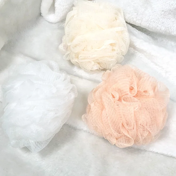 Shower Puff 50g Bath Loofahs Pouf Sponge Bubble Mesh Bulk Puffs Large Shower Sponge Loofah Bath Sponge