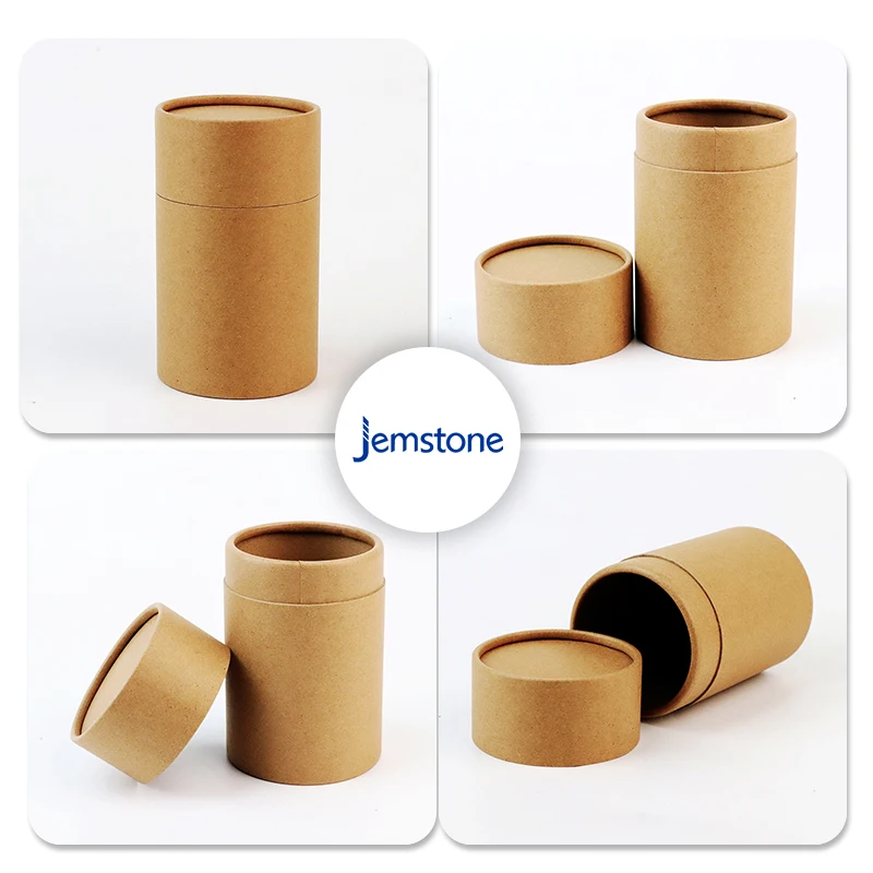 High quality cylinder packaging box kraft custom paper tube packaging
