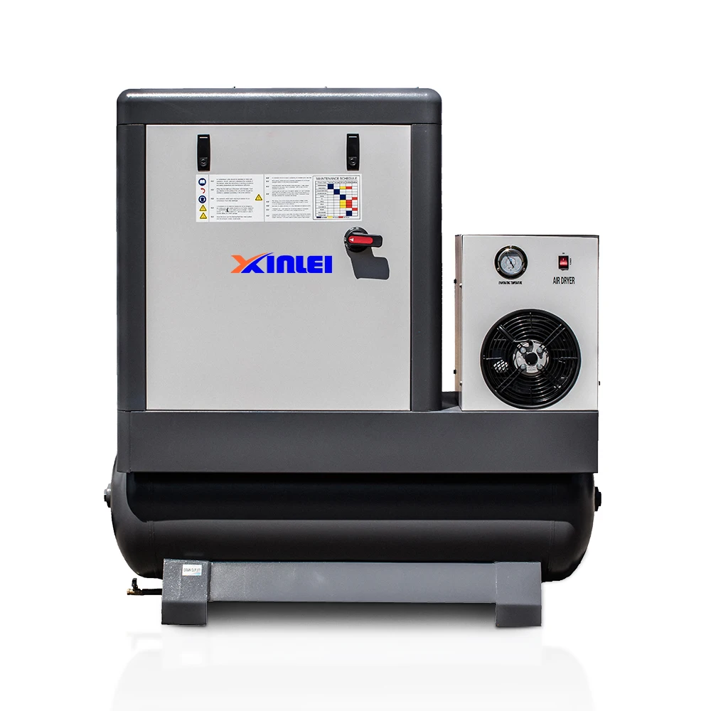 10HP 7.5KW XLAMTD10A-K010 винтовой воздушный компрессор с 350L бак с сертификатом CE