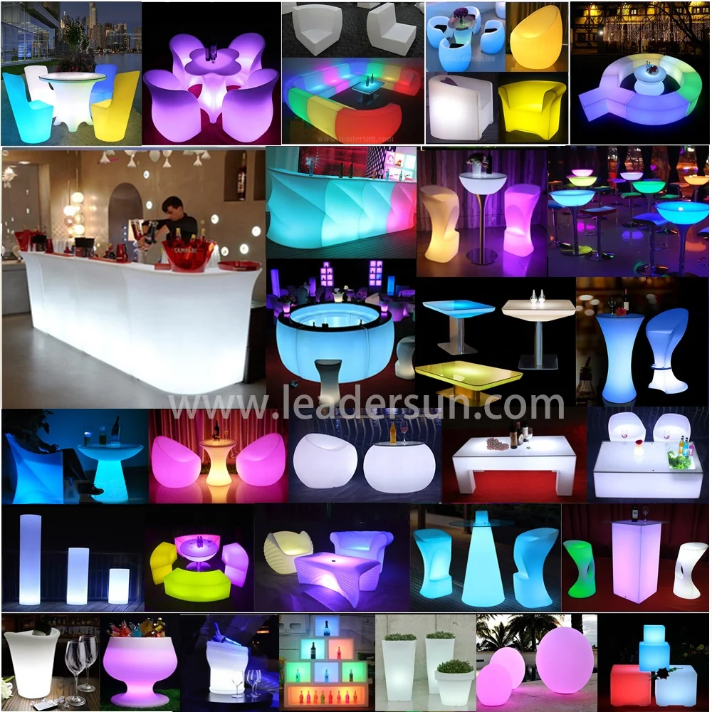 Wedding Boat Outdoor Event Party Rental Furniture Color Changing Boat Shape  Led Ice Well Mobile Mini bar Counter
