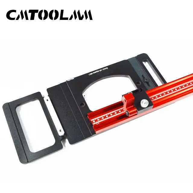 Woodworking Electric Circular Saw Engraving Machine Auxiliary T Track Cutting Board Tool 90 Degree Right Angle Guide Rail Clamp