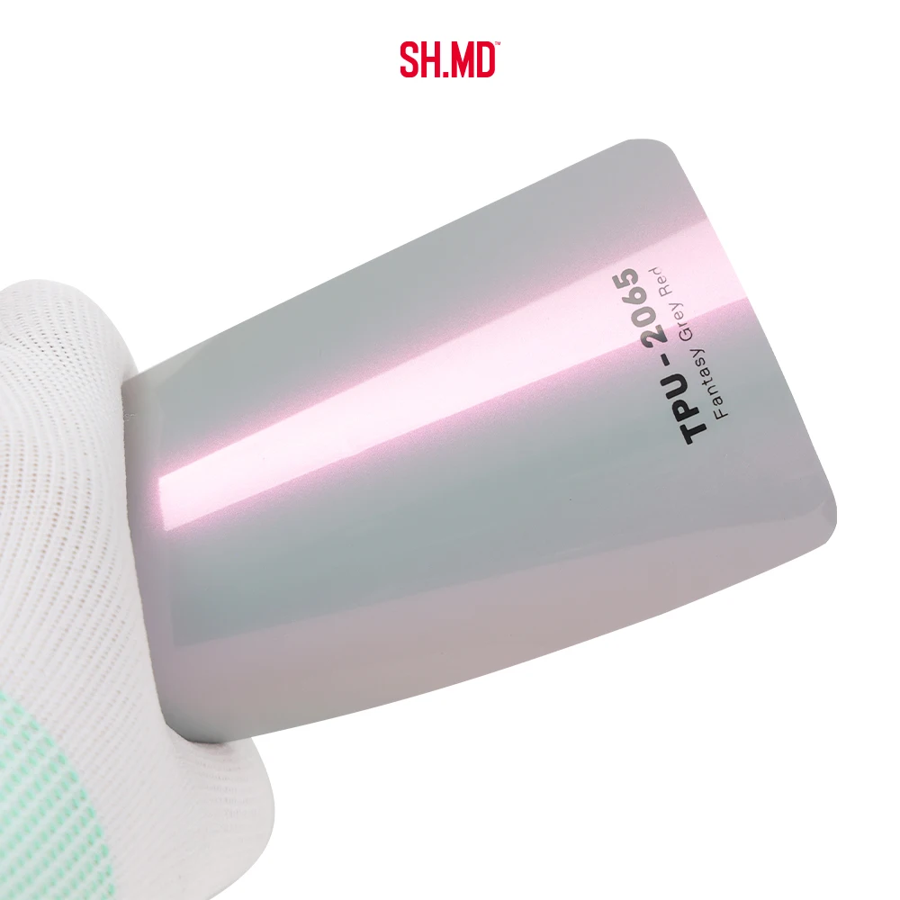 1.52x3m Car Body Stickers 7.5 Mil Scratch Resistant TPU Red Wrap Car Vinyl Non Yellowing Color TPU PPF Film Car Paint Protection