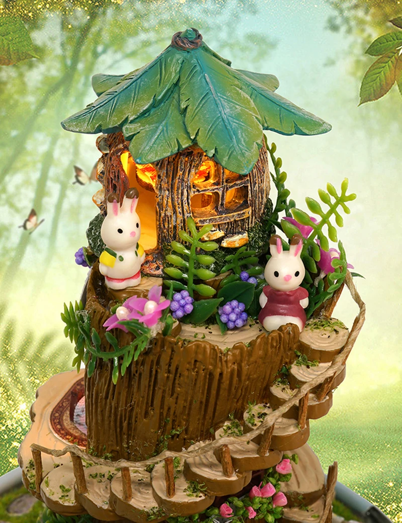 The Forest Whim Amazon Tiktok Best Seller 3d Handmade Art Collections Diy Wooden Dollhouse Children Educational Toys