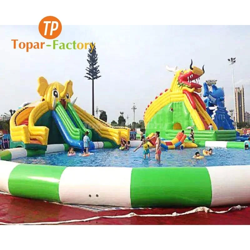 New Children Pvc Indoor And Outdoor Large Custom Kids Inflatable Elephant Swimming Pool With Sprinkler 2022