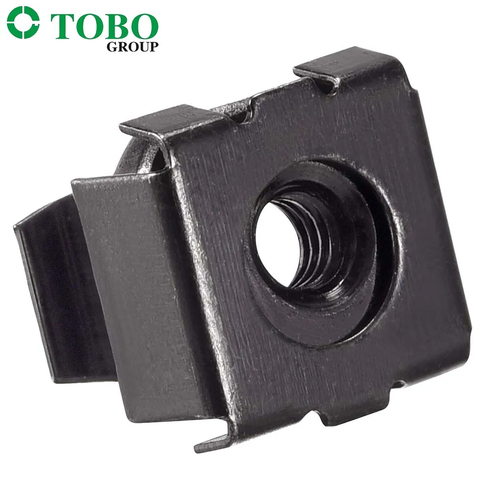 TOBO Carbon Steel Cage Nut in Stock galvanised Special G type cage clip nut Cage Clip Square Speed Nut