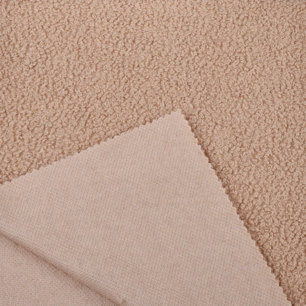 Teddy Fabric Polyester Sherpa Polar Fleece Velvet Fabric For Winter Coat ALTAI Teddy  100% Polyester Teddy Bear Fur Fabric