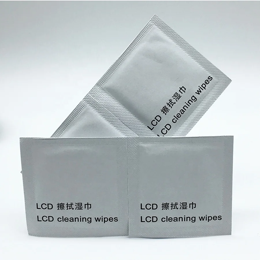 OEM ODM LCD Cleaning wipes Glasses Cleaning Wipes Disposable Screen Protector Disposable Cleaning Wipes