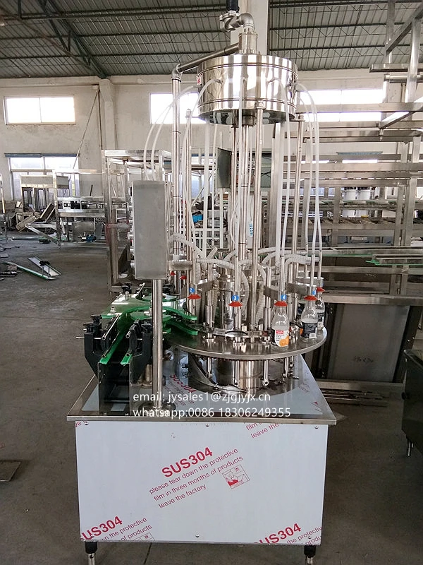 small Ice Tea Beverage Filling Machine, Juice Production Line For glass Bottles