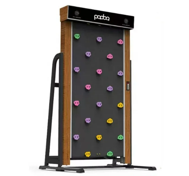 New Trend Automatic Rotating Boulder Equipment Portable Treadwall Challenging Rock Climbing Machine