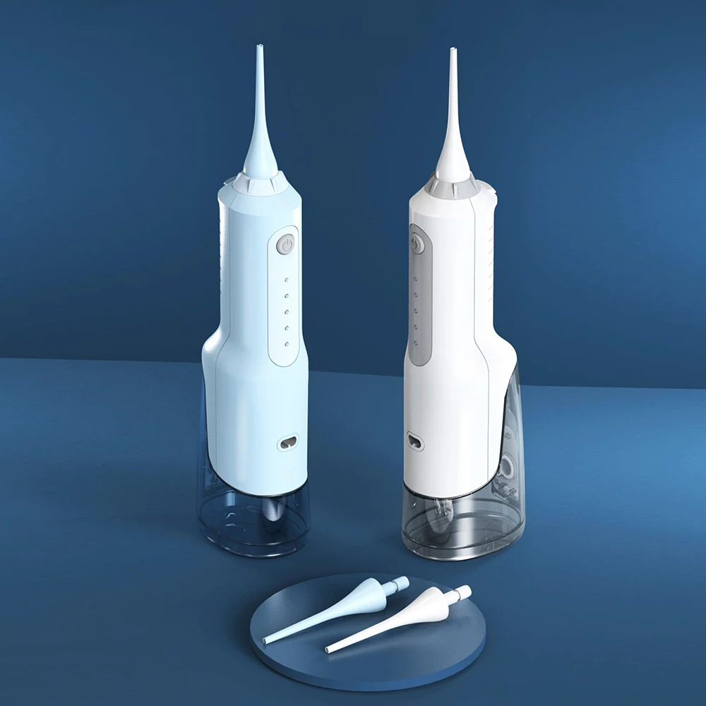 Rechargeable Dental water flosser Teeth Cleaning Oral Dental Irrigator 270ML Portable Water pik Cordless Dental Water Jet