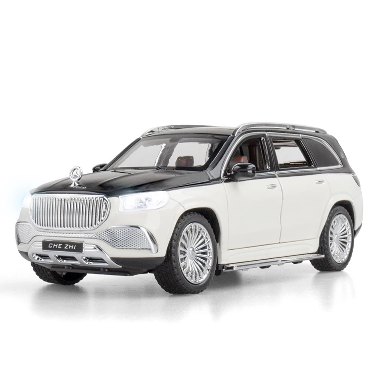 Литые автомобили в масштабе 1/24 от CHEZHI Maybach GLS600 Игрушечная модель автомобиля из сплава подарок