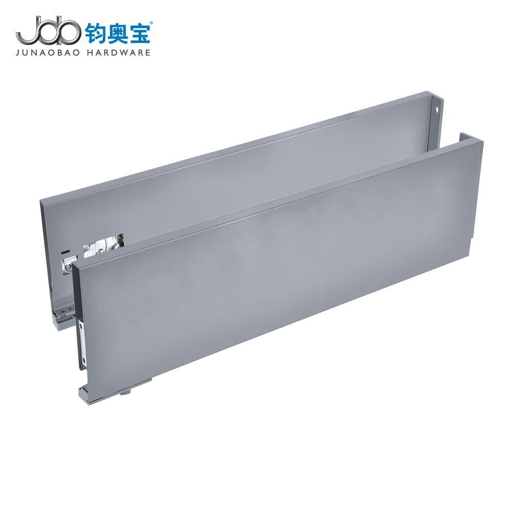 JOB Slim Double Wall Drawer Kitchen Cabinets door sliding channel Tandem Drawer Box