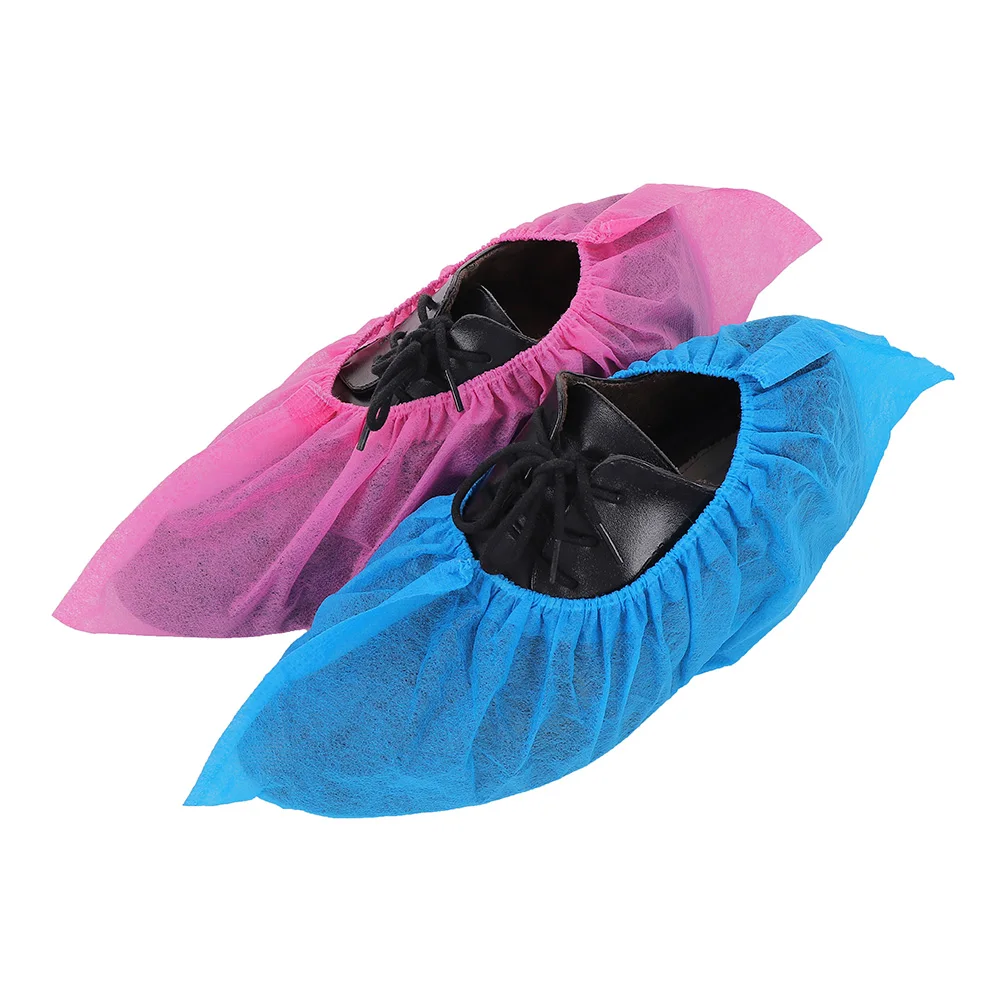 Disposable polyethylene shoe covers wholesale waterproof disposable polyethylene plastic shoe covers