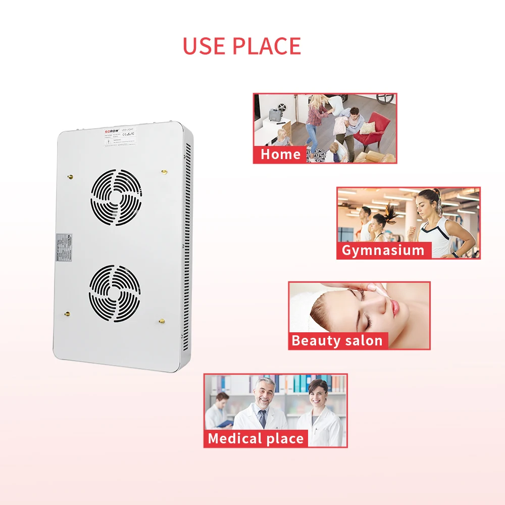 
SGROW Skin Care VIG750 Red and Near Red Sungrow CE 660nm 850nm Red Light Therapy Panel 