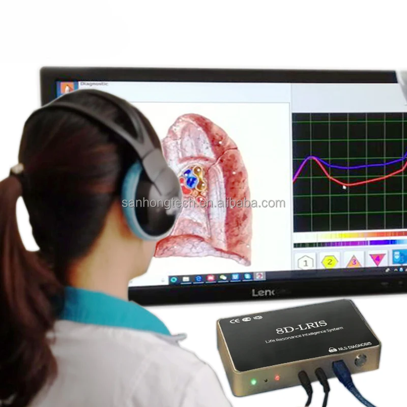 Bioresonance aura chakra diagnostic machine metratron 8d 9d 17d lris nls system body health analyzer full body scanner