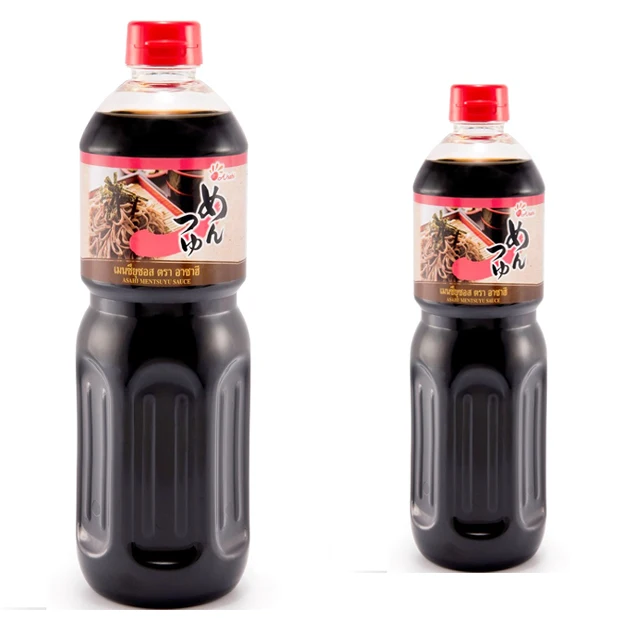 Mentsuyu Sauce Japanese Cooking Cuisine1000ml Katsuo Flavor in PET Bottle Packaging Concentrate salty
