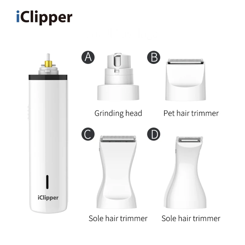 IClipper-N4 три в одном полировальная машинка для домашних животных многофункциональный триммер
