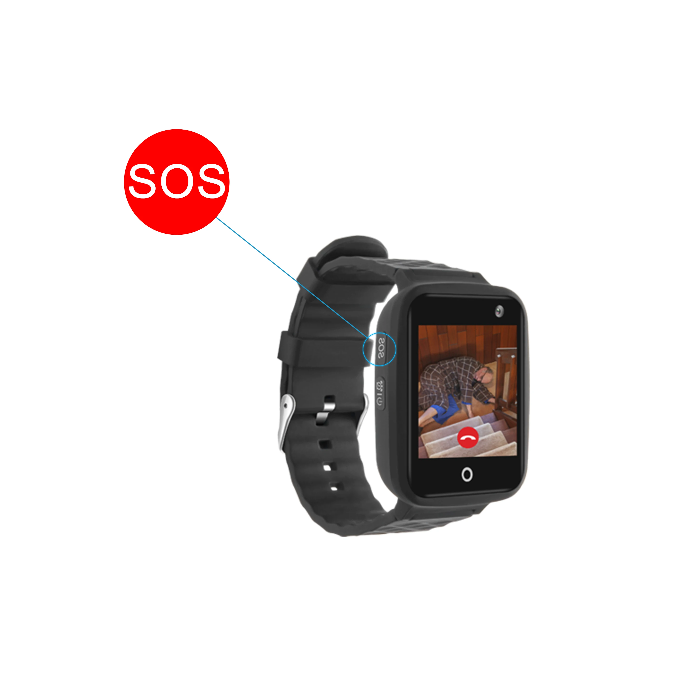 Wholesale V46 Waterproof gps tracker 4g smart watch gps bracelet voice call smart watches with gps and call Free App bracelet