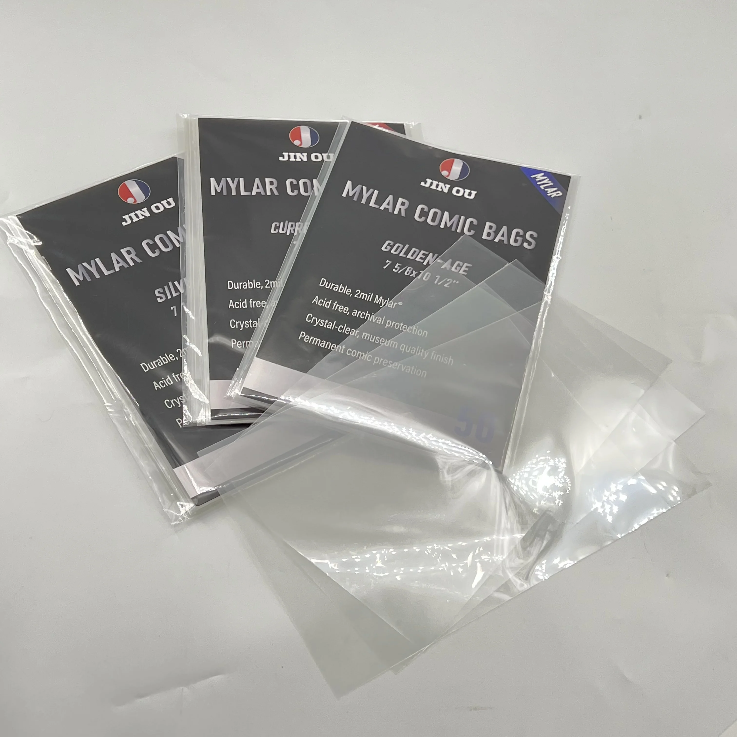 Factory price Resealable Comic Book Sleeves JD-LD OPP Comic Bags