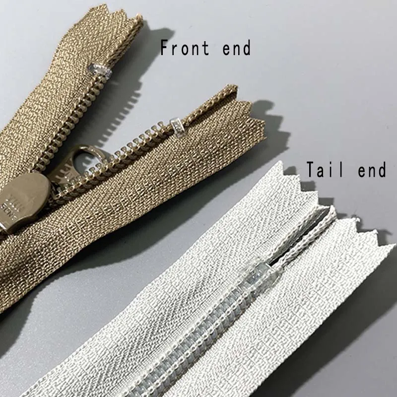 Multiple colors 3# 5# 18cm Auto Lock Closed End Nylon YKK Zipper For Clothing