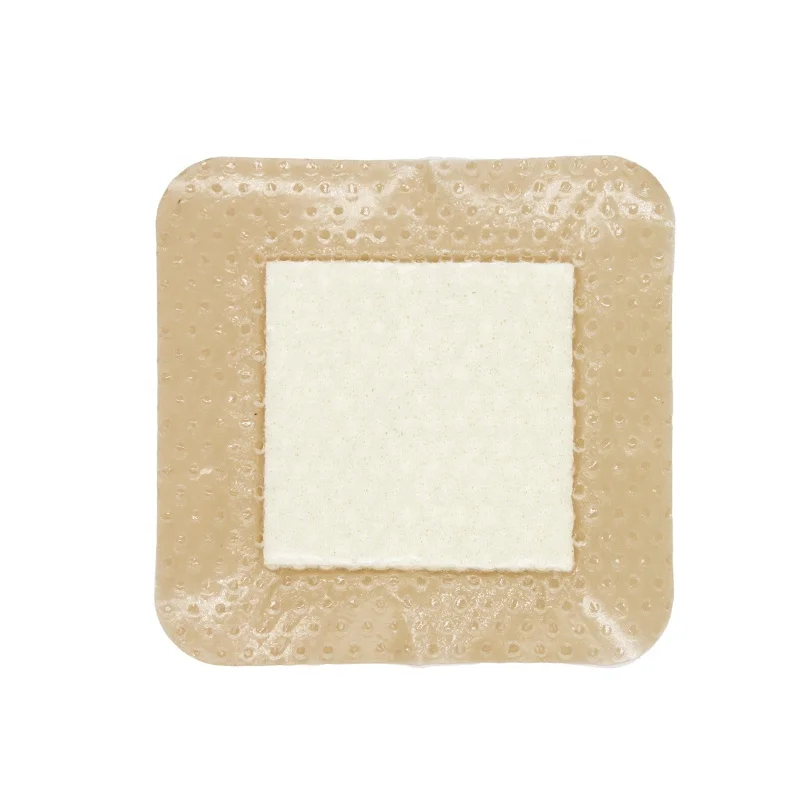 Skin-friendly Silicone Foam Dressing with Border Super Absorbency for Pressure Ulcer Bedsores