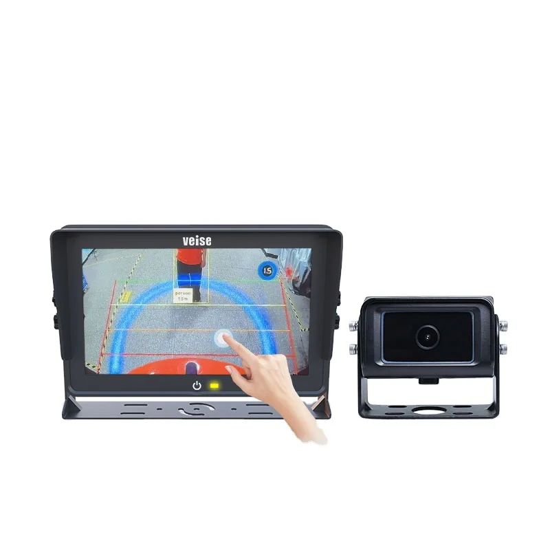 Veise 10.1 Inch IPS  Reverse Camera System Rear View Monitor for Cars Tractor Trucks with SD Card Connection
