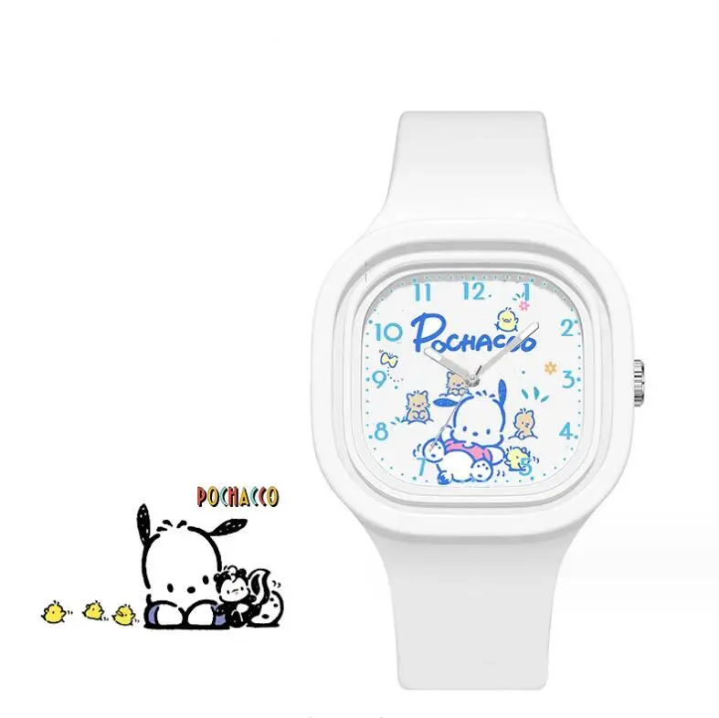 XUX новые Мультяшные модные часы Kuromi силиконовые для девочек Kawaii мелодия Cinnamoroll подарок на день рождения
