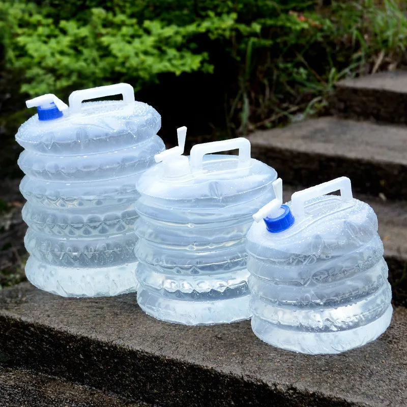 Peakout Outdoor Telescopic BPA Free Collapsible Water Bucket Storage Water Container Light tank for Outdoor Camping Driving