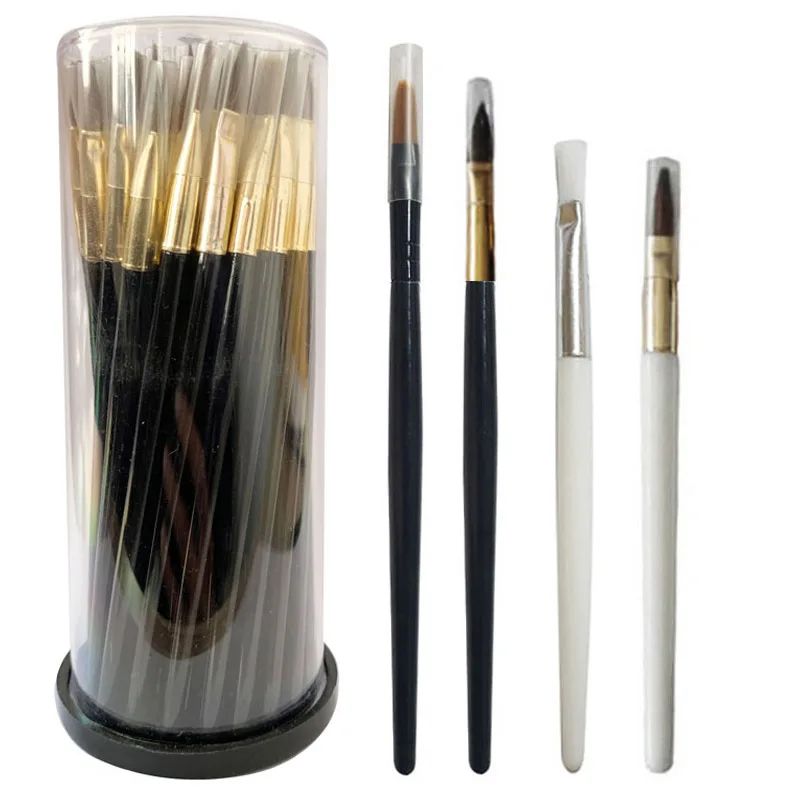 In Stock Wholesale Disposable Soft Nylon Hair Mini Lip Brush