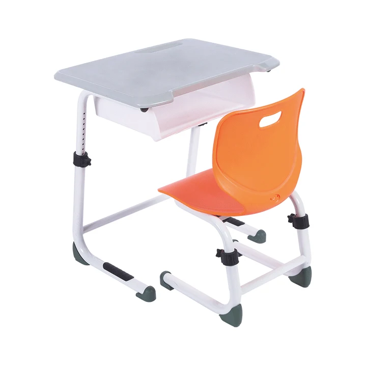 school furniture manufacturer metal plastic middle primary school student chair and desk school student table and chair set